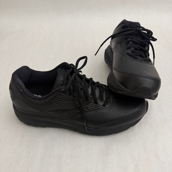 Brooks Addiction Walker 2 Mens Black Leather Walking Shoes Size 11D Worn Twice - Picture 6 of 9